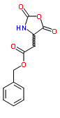46911-83-5,Benzyl (2,5-dioxo-1,3-oxazolidin-4-yl)acetate,4-oxazolidineacetic acid, 2,5-dioxo-, phenylmethyl ester;